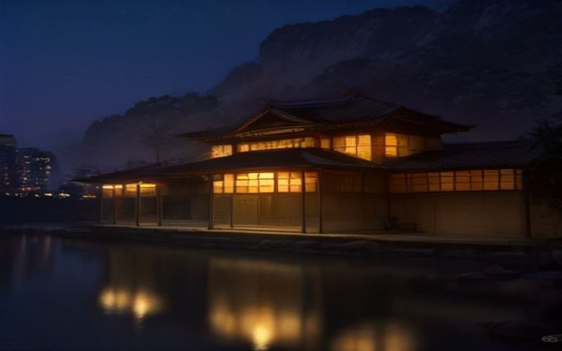 都市公寓楼外景，多户住宅灯光交错，象征邻里生活彼此靠近却互不了解的都市情感剧氛围